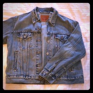 Levi’s boyfriend jacket med wash